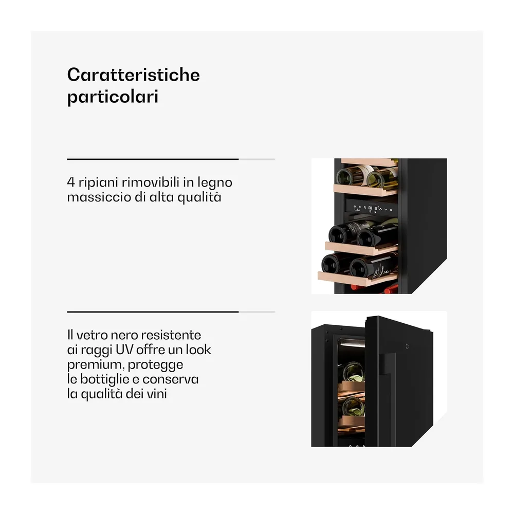 Klarstein Velaire Cantinetta per Vino Doppia Temperatura — 5