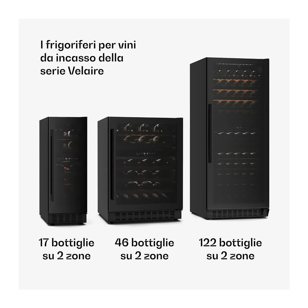 Klarstein Velaire Cantinetta per Vino Doppia Temperatura — 6