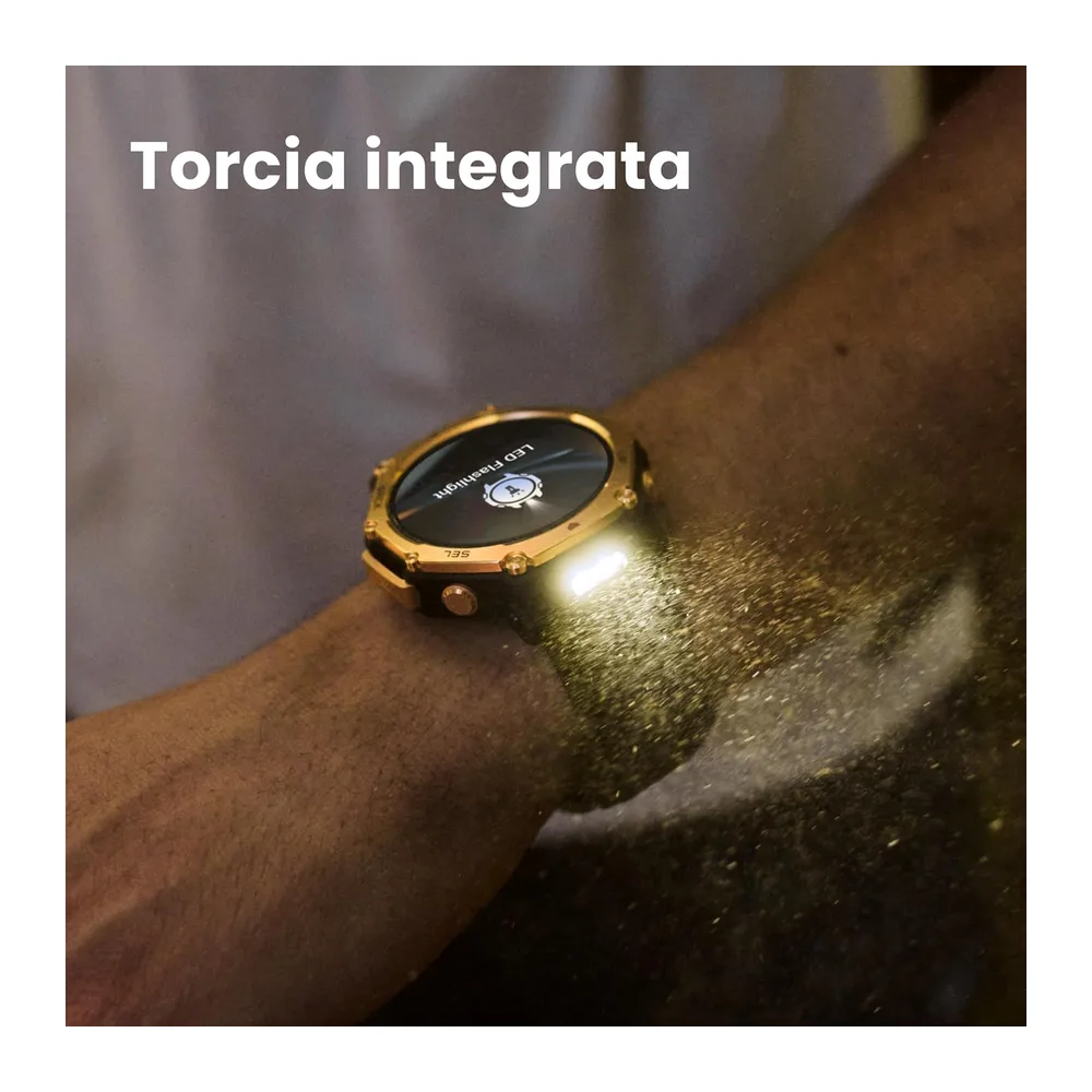 Amazfit T-Rex 3 Pro Smartwatch Outdoor 48mm Display AMOLED in Zaffiro — 6