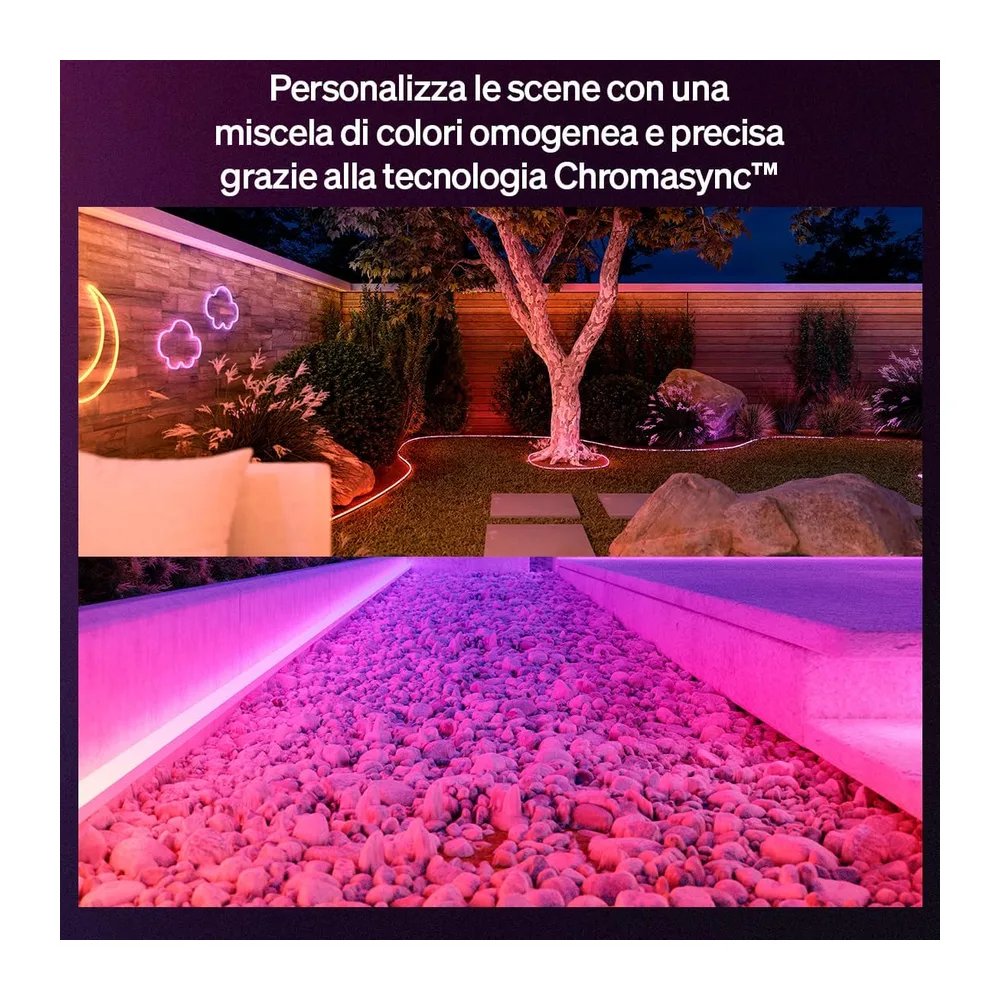 Philips Hue Flux Outdoor, Strisce LED smart dimmerabili, 10 m — 4