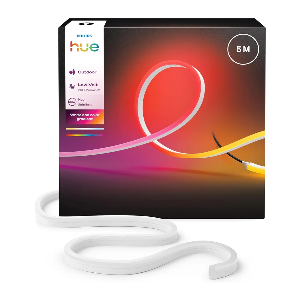 Philips Hue Flux Outdoor, Strisce LED smart dimmerabili, 5 m