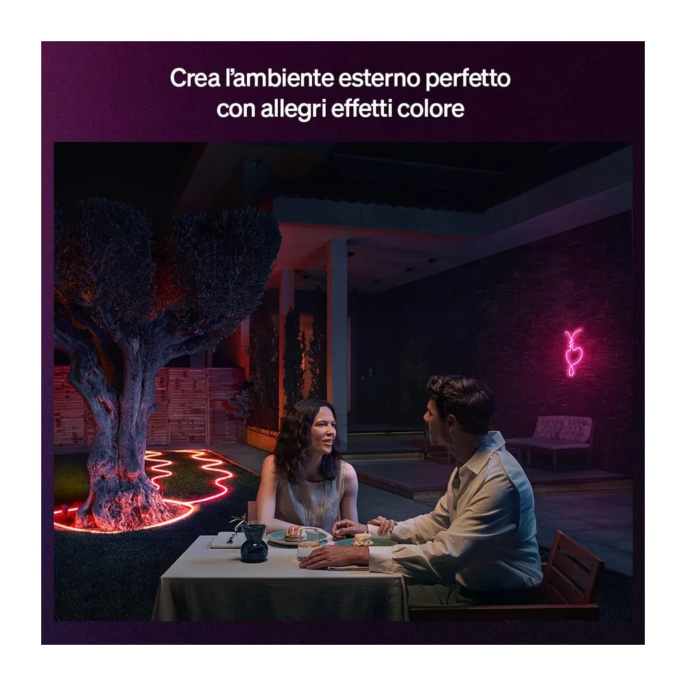 Philips Hue Flux Outdoor, Strisce LED smart dimmerabili, 5 m — 2