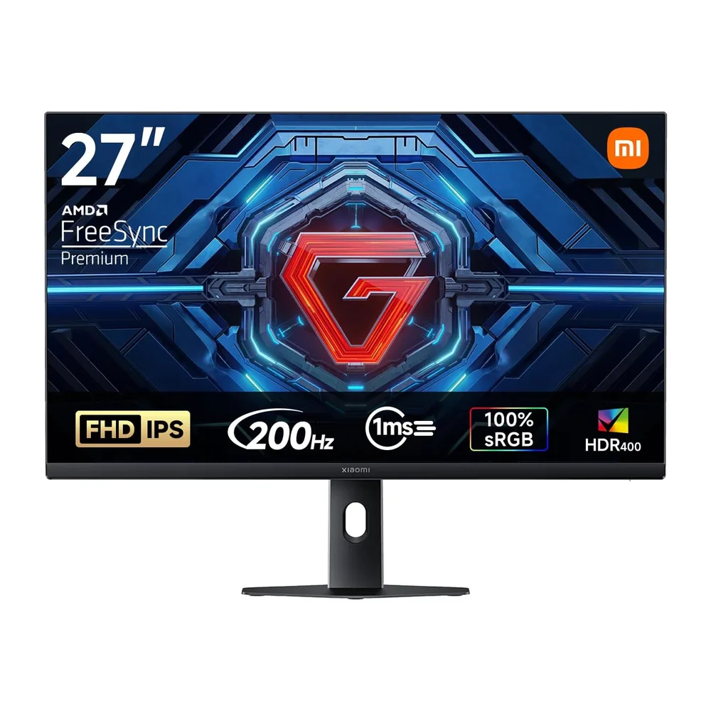XIAOMI Monitor Gaming 27 Pollici,200Hz,1ms GTG,FreeSync Premium,P27FDA-RGGL [Classe di efficienza energetica