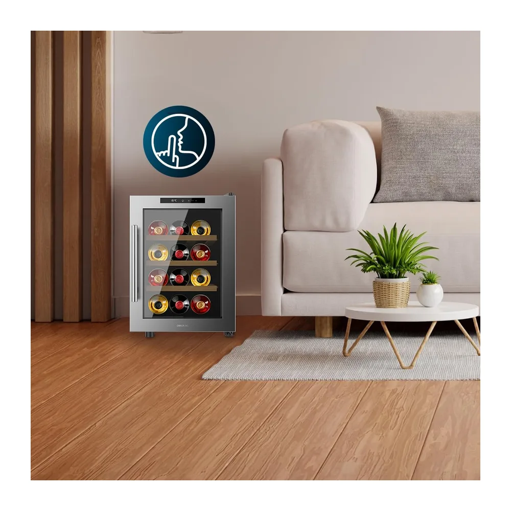 Cecotec Cantinetta Bolero GrandSommelier 1255 CoolWood E. Capacità 12 Bottiglie — 4
