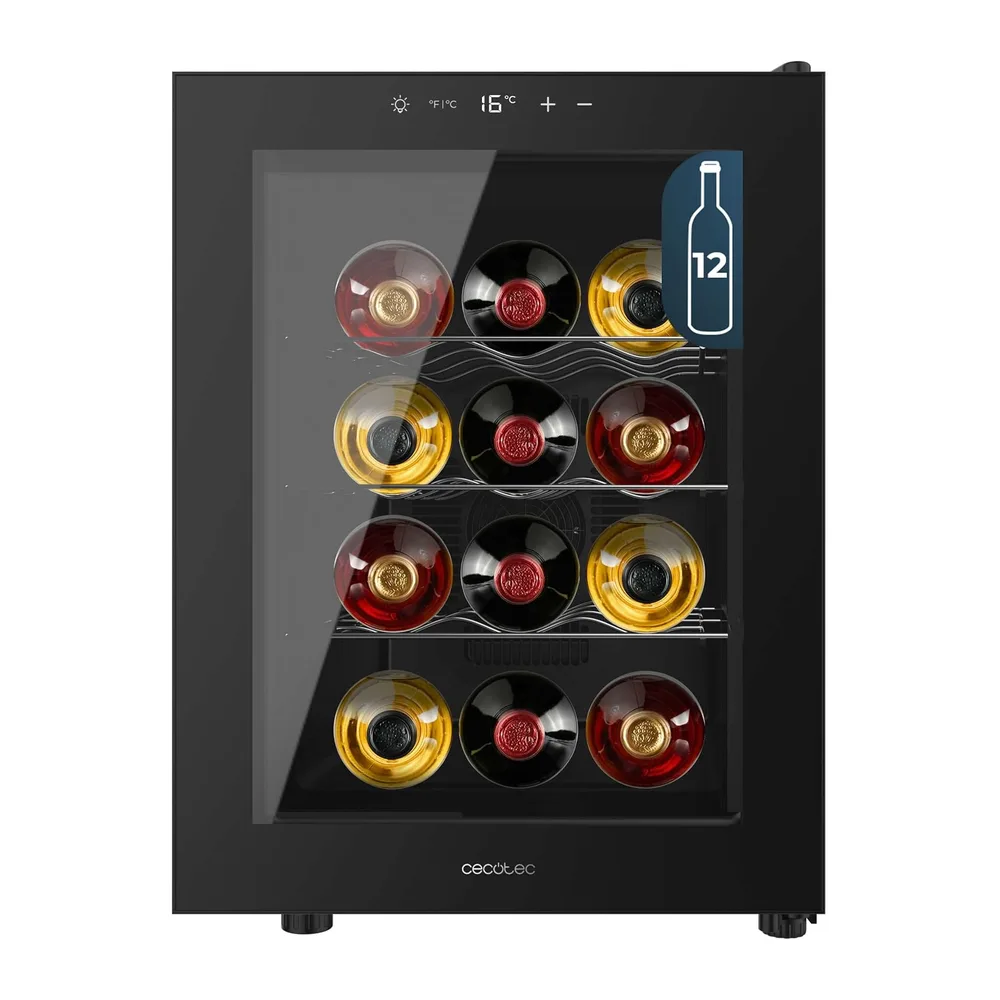 Cecotec Cantina per vino Bolero GrandSommelier 1255 CoolCrystal E