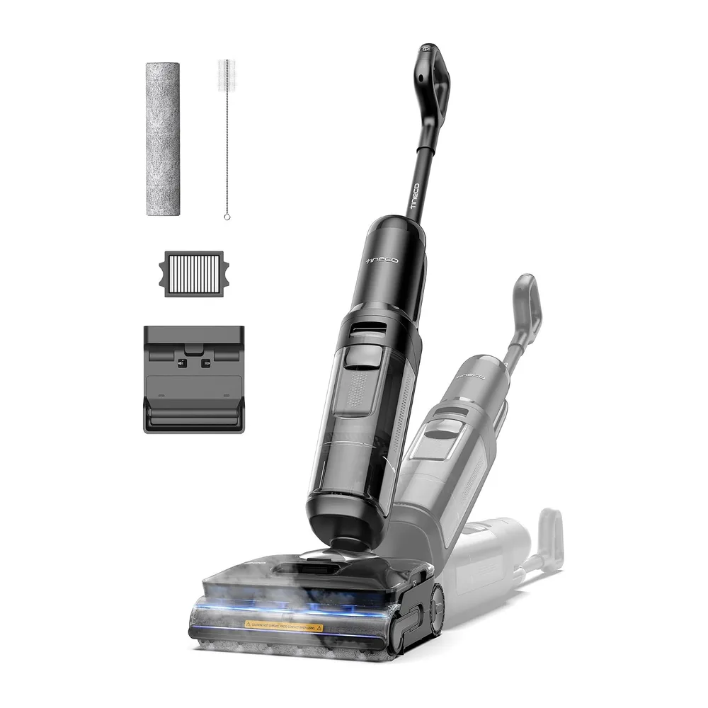 Tineco Floor ONE S7 Stretch Steam Lavapavimenti a Vapore Senza Fili