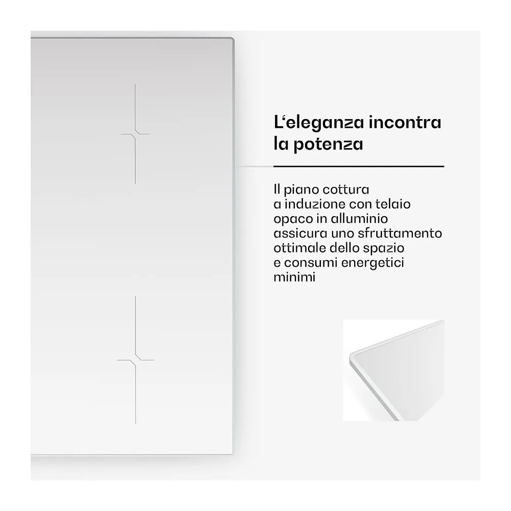 Klarstein Velaire Piano Induzione 60cm - 4 Zone, 7000W Boost, Cursore Touch, Timer, Blocco Bambini, — 4