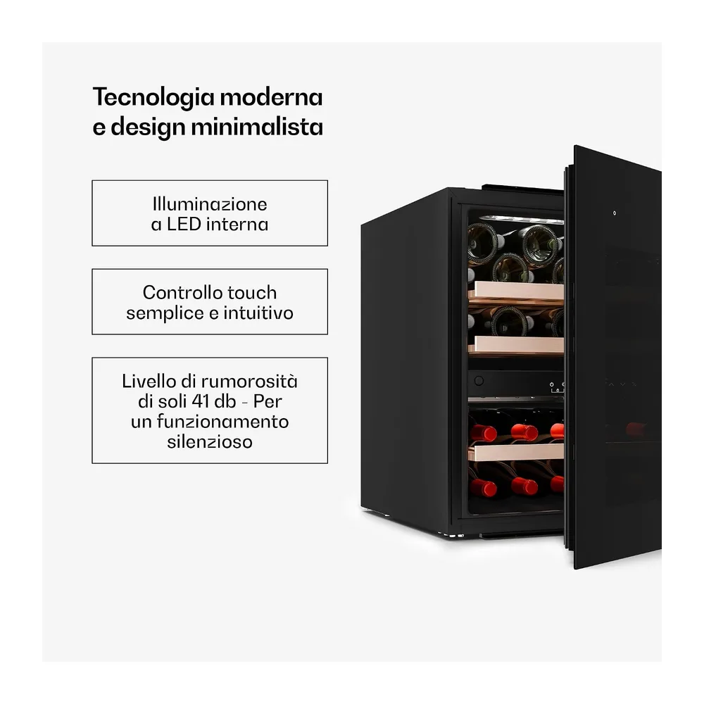 Klarstein Velaire Cantinetta per Vino Doppia Temperatura — 4