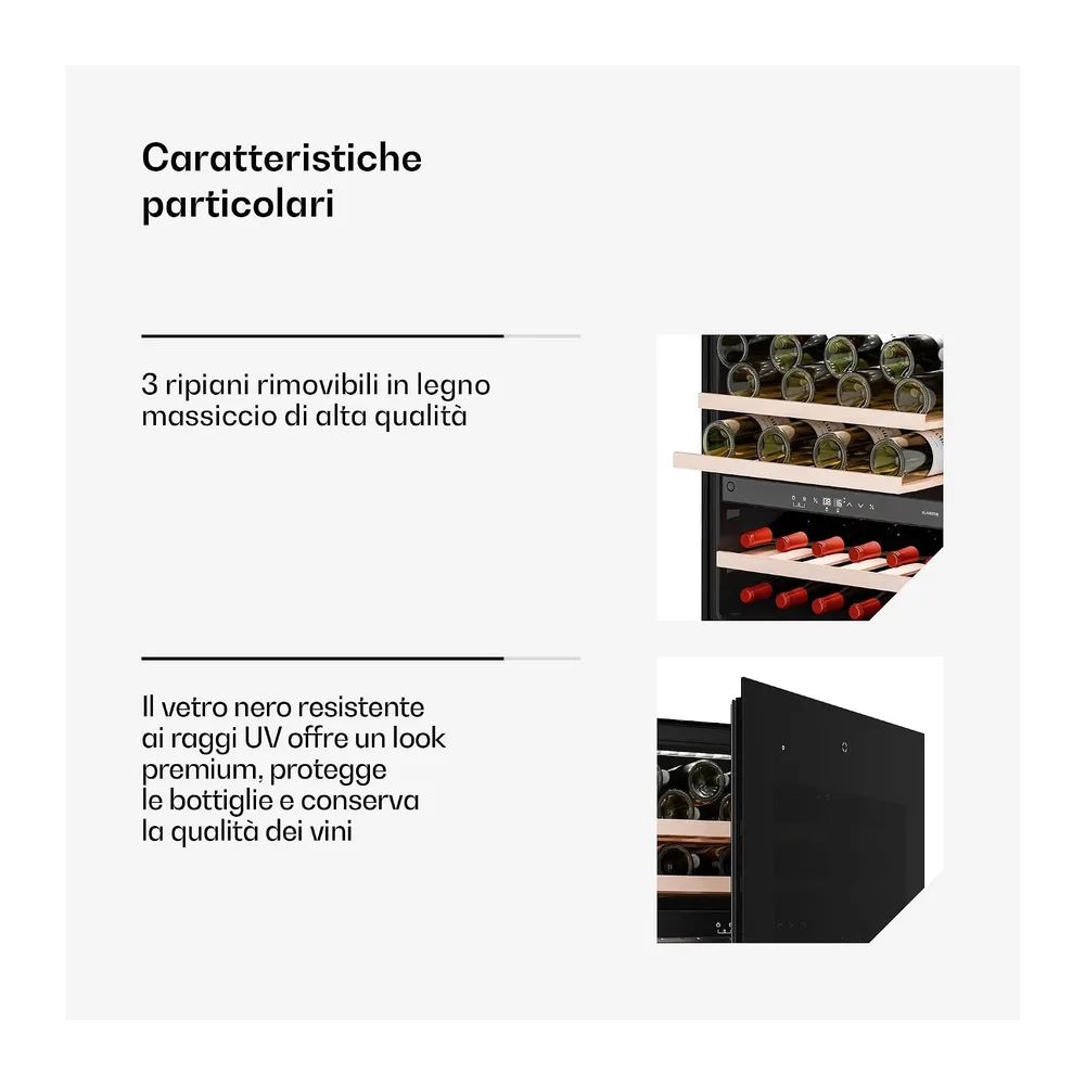 Klarstein Velaire Cantinetta per Vino Doppia Temperatura — 5