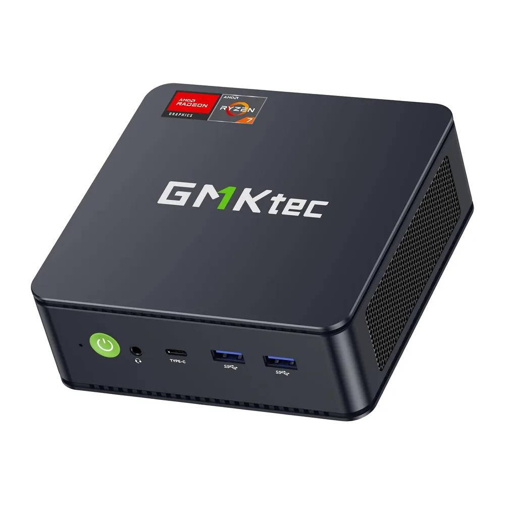 GMKtec AMD Ryzen 7 Mini PC W-11 Pro 7730U(Aggiornato 7430U/ 5825U) (8 C/16 T 4,50 GHz)