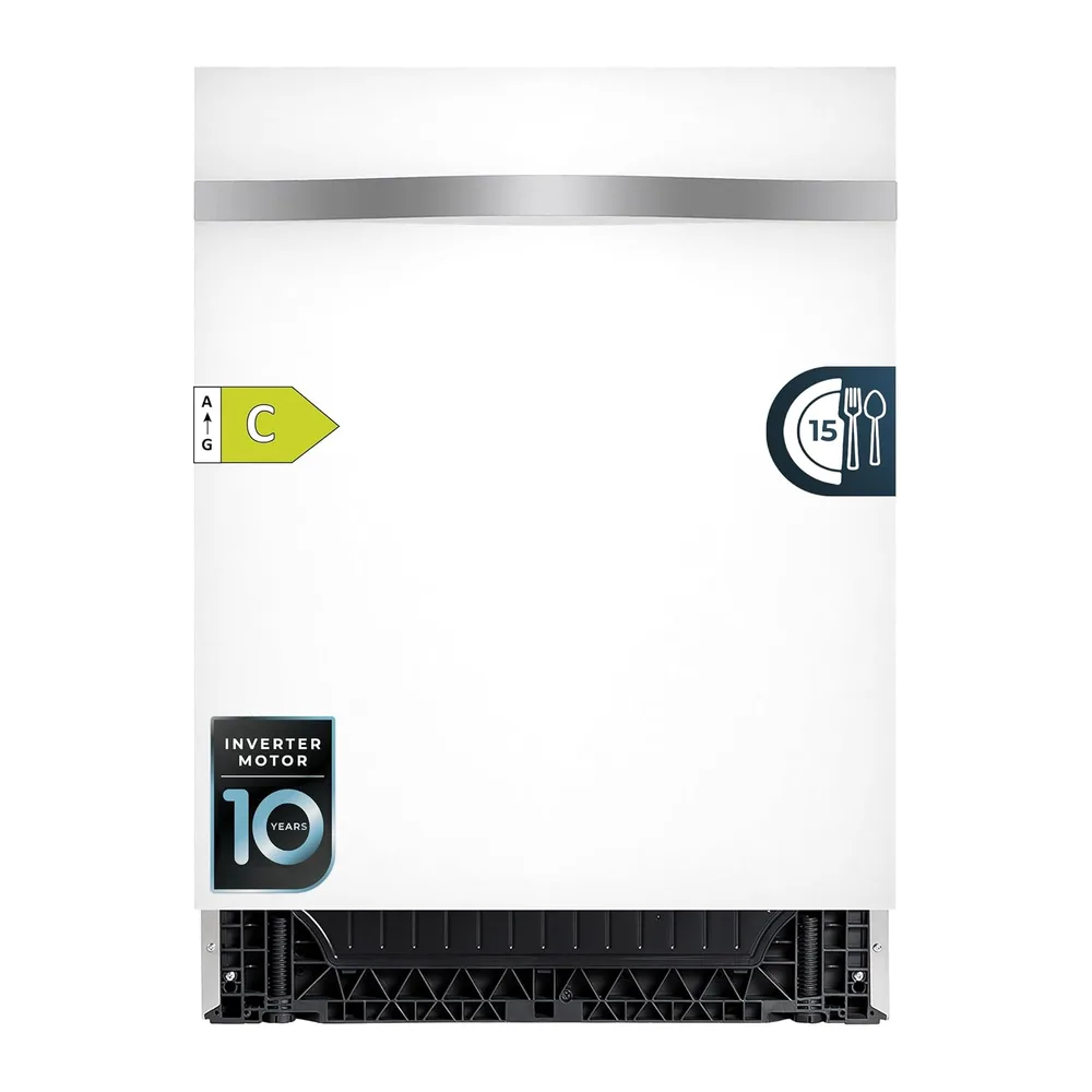 Cecotec Lavastoviglie Integrata 60cm Bolero Aguazero 6620 Full-BI White Glass C. 1850W