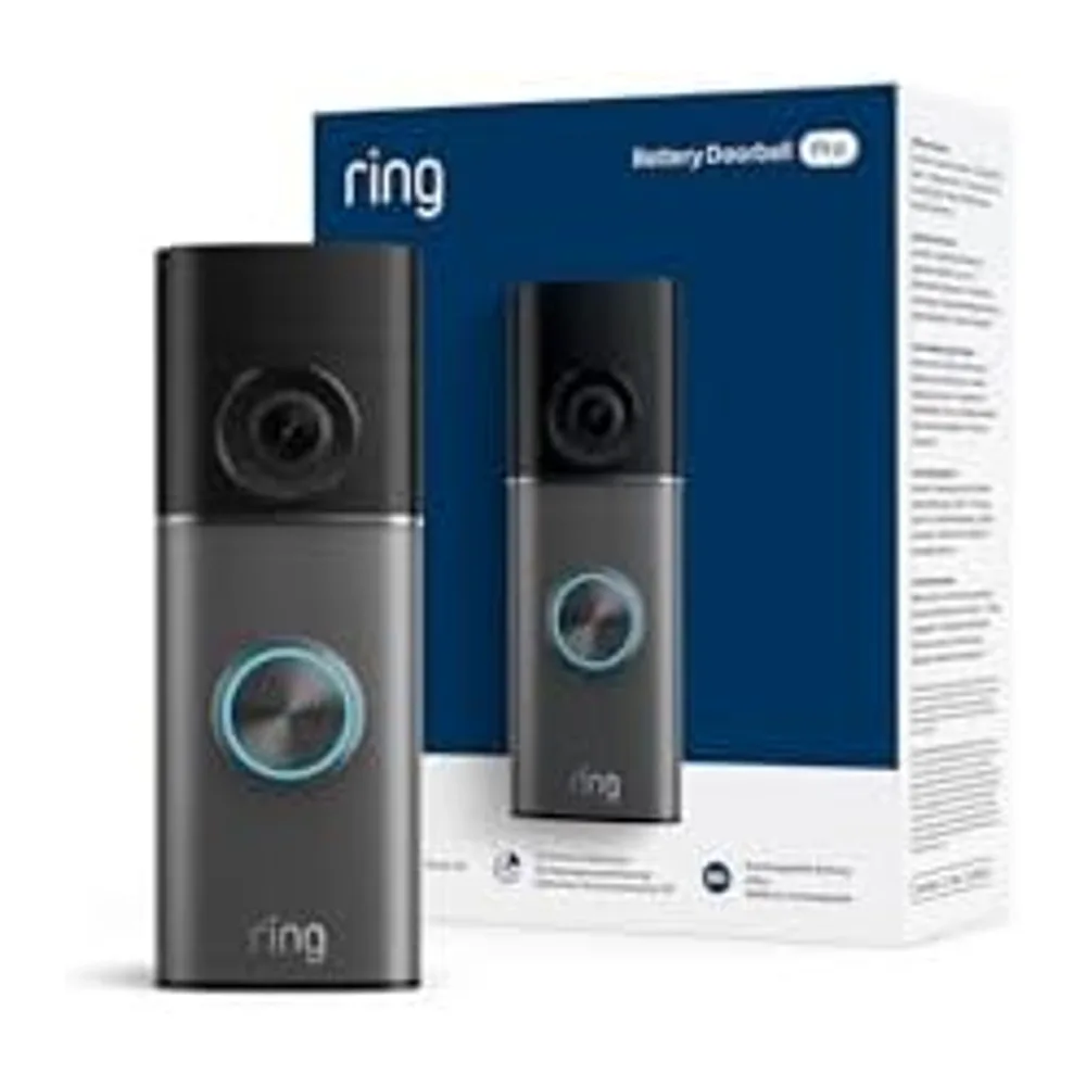 Ring Battery Video Doorbell 4K Pro, Videocitofono a batteria (ultimo modello), Campanello videocamera, — 2