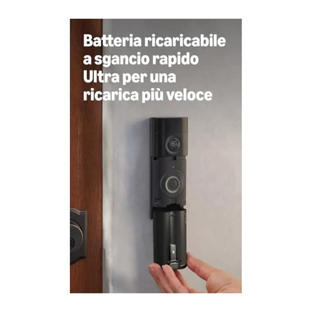 Ring Battery Video Doorbell 4K Pro, Videocitofono a batteria (ultimo modello), Campanello videocamera, — 4