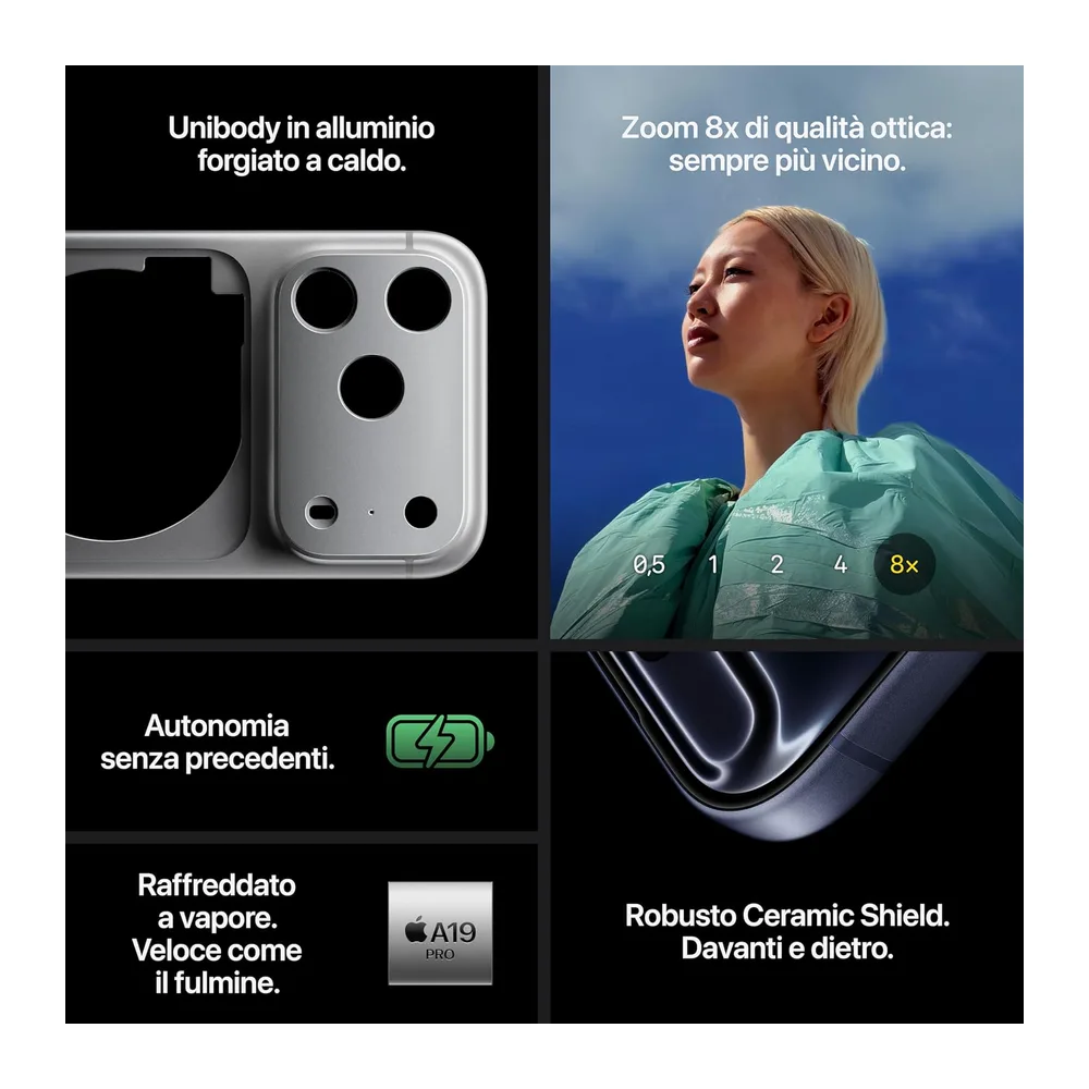 Apple iPhone 17 Pro 256 GB: display 6,3" — 4
