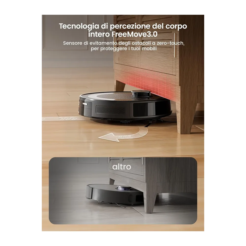Lefant M2 Robot Aspirapolvere Lavapavimenti con Mappatura 2 in 1 — 4