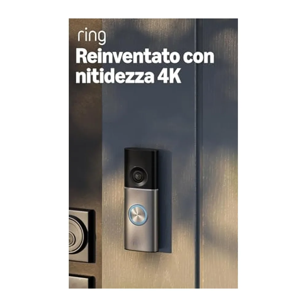Nuovo Ring Videocitofono Pro cablato, ultimo modello (Wired Video Doorbell Pro) + Chime (3ª gen.) | — 2