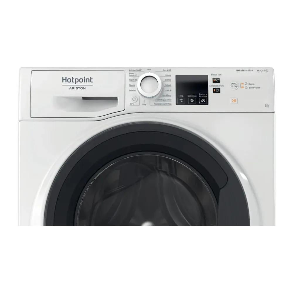 Hotpoint Lavatrice 9kg Invertervapore A-10% 1400 Giri Nf97wk It [Classe di efficienza energetica A] — 2