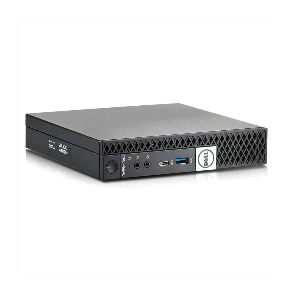 Dell Optiplex 7050 Tiny Mini PC i5-6th, RAM 16 GB, SSD 256 GB, Display Port, HDMI, Wi-Fi USB + Windows 11 Pro