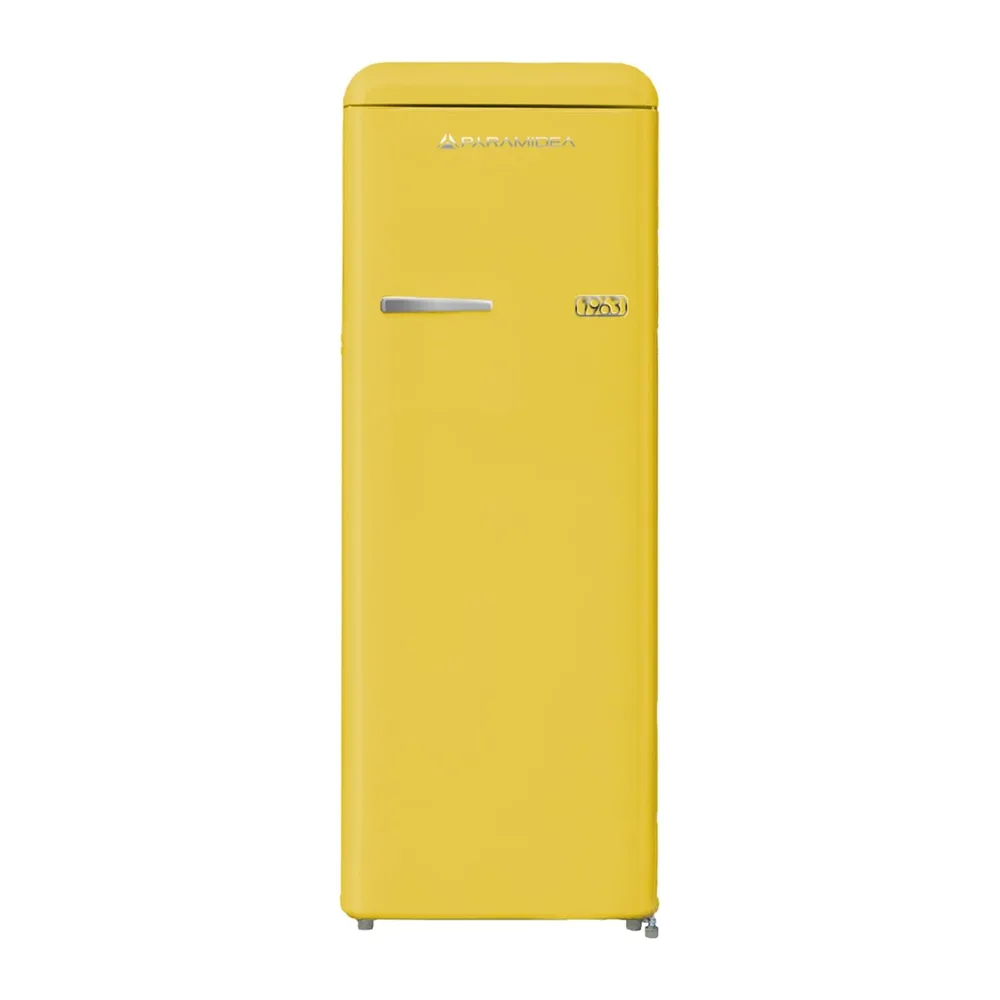 PYRAMIDEA Frigorifero Singola Porta Ventilato 240 Litri Colore Giallo MAMBO2401Y