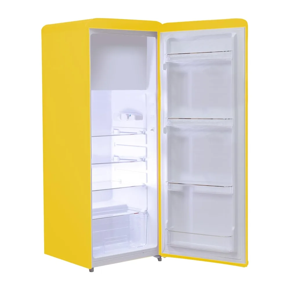 PYRAMIDEA Frigorifero Singola Porta Ventilato 240 Litri Colore Giallo MAMBO2401Y — 2
