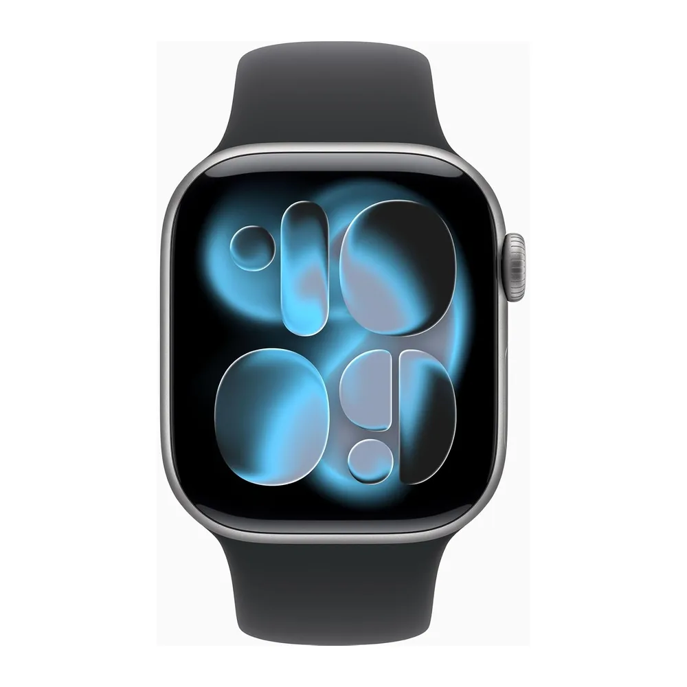 Apple Watch Series 11 [GPS, 42mm] Cassa Grigio Siderale in Alluminio con Cinturino Sport Nero, S/M — 2