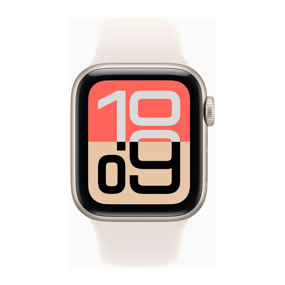 Apple Watch SE 3 [GPS + Cellular, 40mm] Cassa Galassia in Alluminio con Cinturino Sport Galassia, S/M — 2