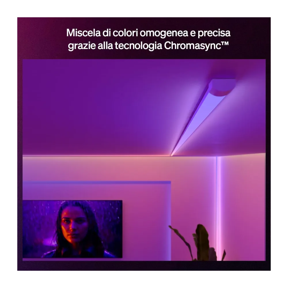 Philips Hue OmniGlow Striscia LED microLED — 4