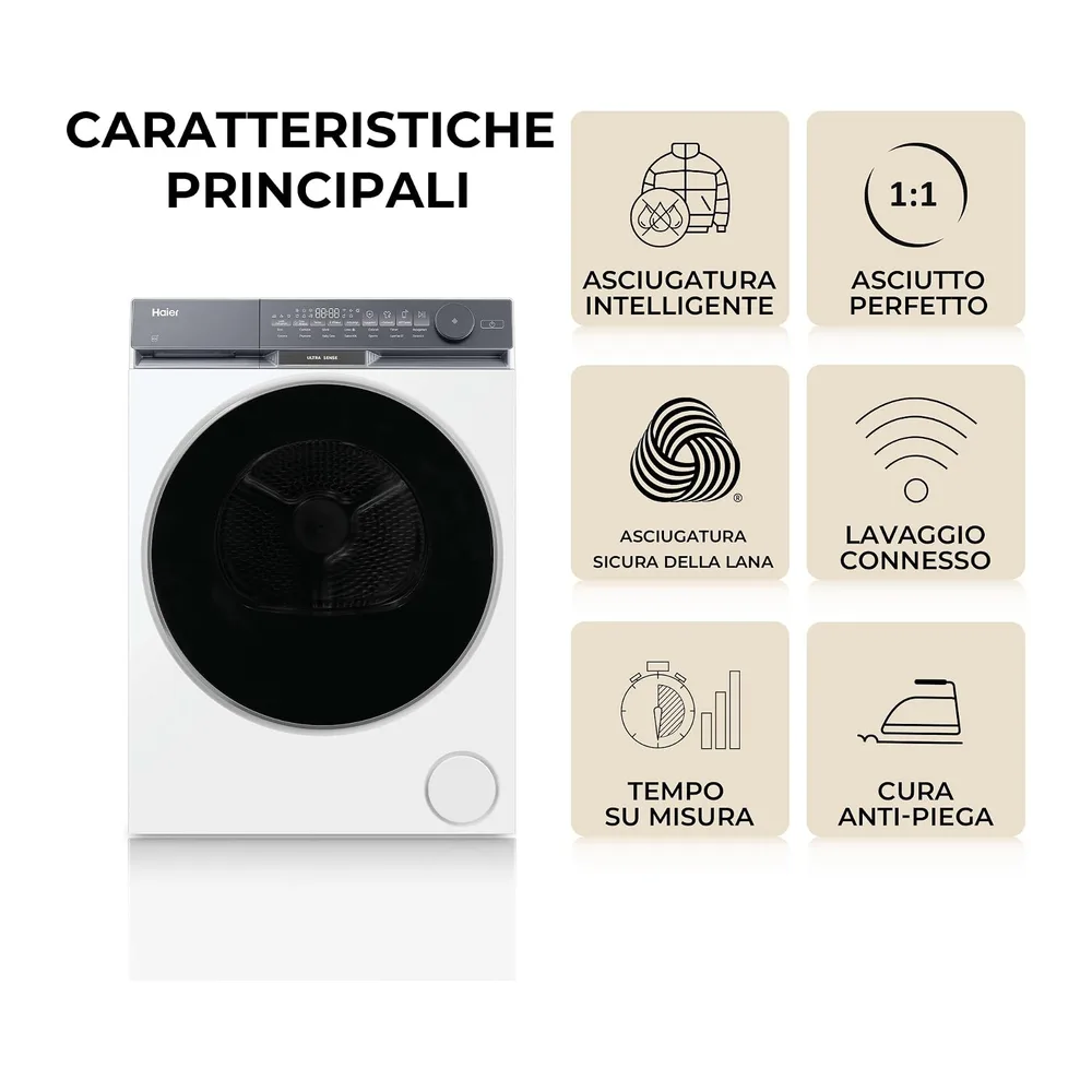 Haier X Serie 9 Asciugatrice 9 Kg a Pompa di Calore — 2