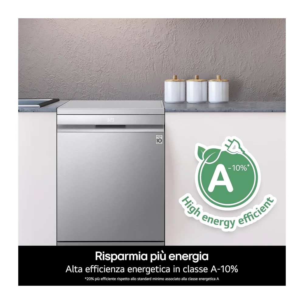 LG DF587HVS Lavastoviglie Libera Installazione Classe A -10% — 3
