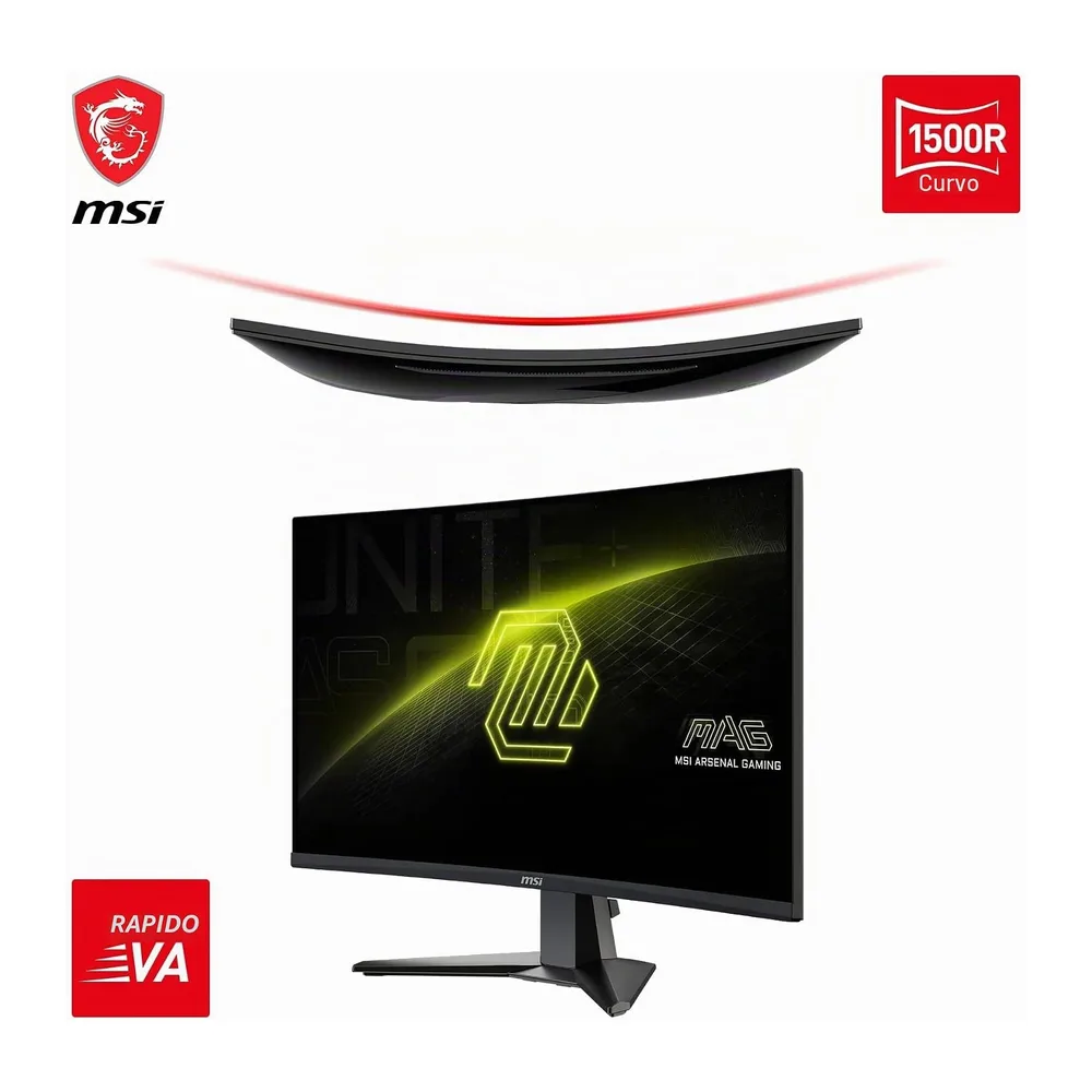 msi MAG 27CQ6FA Monitor Gaming 27" WQHD Curvo — 3