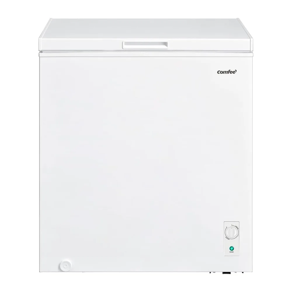 COMFEE' Congelatore a Pozzetto 198L, Frigorifero/Congelatore 2 in 1, Bianco [Classe di efficienza energetica