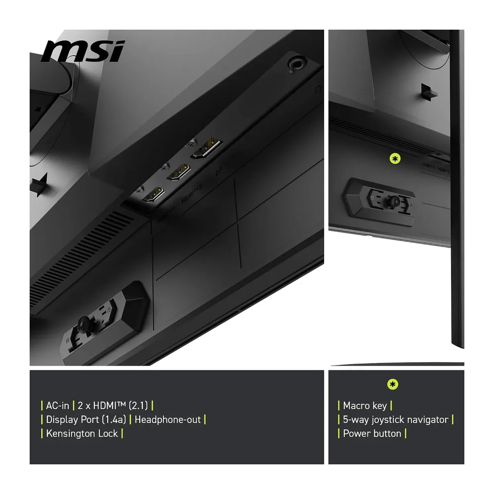 msi MAG 274QPA QD-OLED X24 Monitor Gaming 27" WQHD -Quantum Dot OLED (2560 x 1440) — 6
