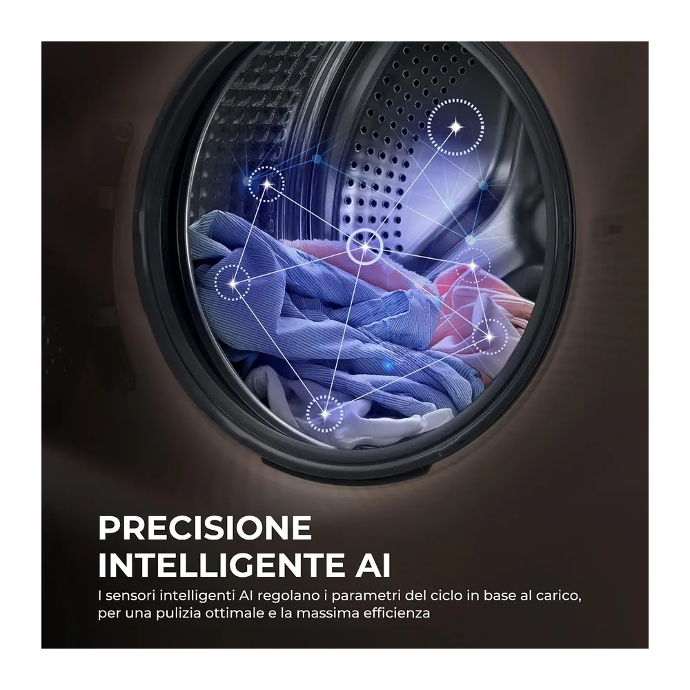 Haier X Serie 5 Lavatrice 9 Kg, 1400 Giri, Classe A-25%, Bianca [Classe di efficienza energetica A] — 3