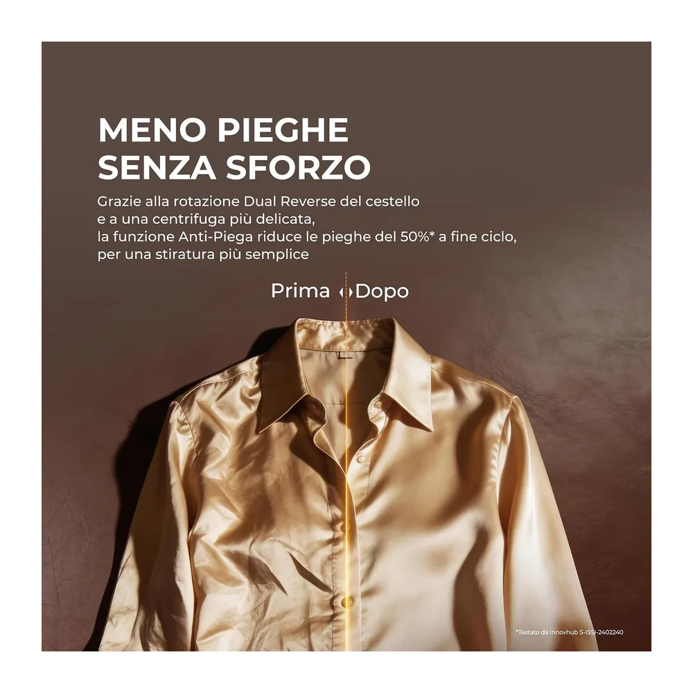 Haier X Serie 5 Lavatrice 9 Kg, 1400 Giri, Classe A-25%, Bianca [Classe di efficienza energetica A] — 5