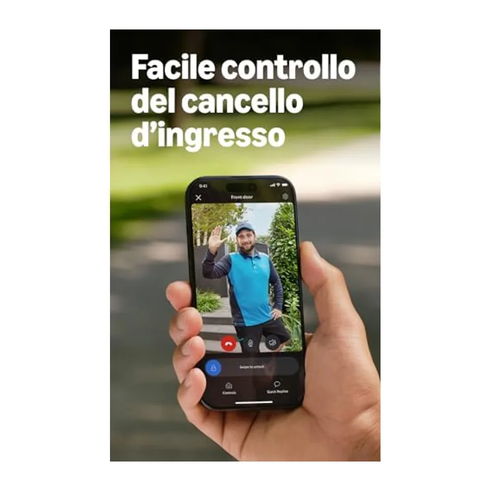 Ring Wired Video Doorbell 4K Elite, Videocitofono cablato (ultimo modello), Campanello con videocamera, — 3