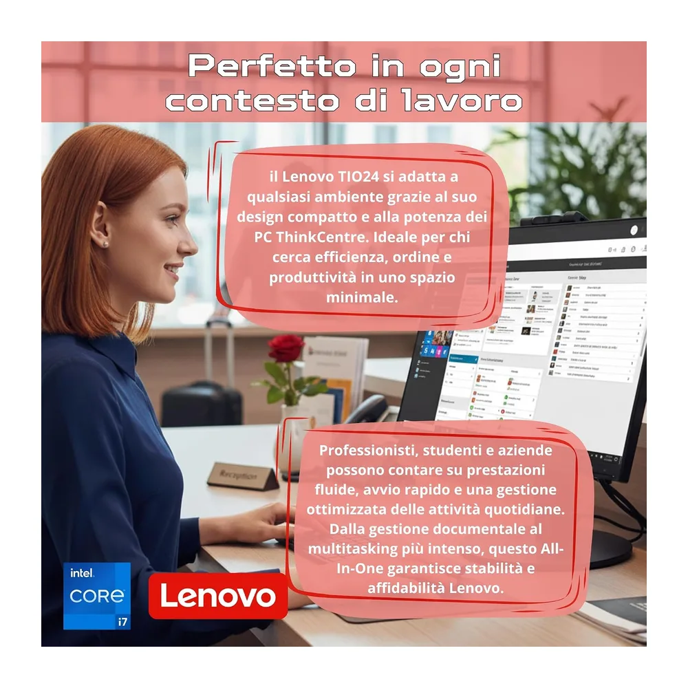 Lenovo All-in-One ThinkCentre TIO24 24″ Full HD — 5