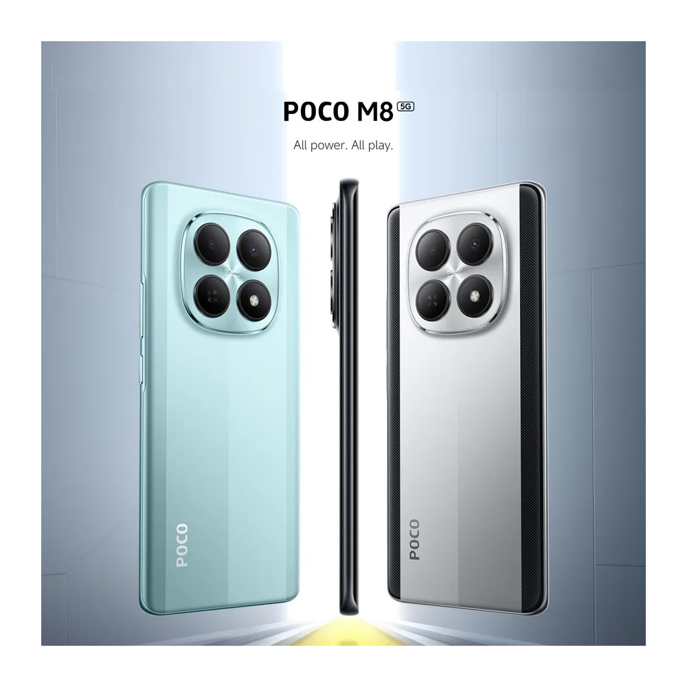 XIAOMI POCO M8 5G, Smartphone 8+256GB, Nero, Snapdragon® 6 Gen 3 — 6
