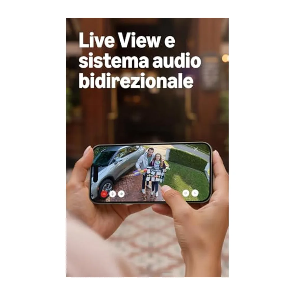 Ring Floodlight Camera 2K, Videocamera con proiettori, alimentazione via cavo (ultimo modello), video 2K, — 5