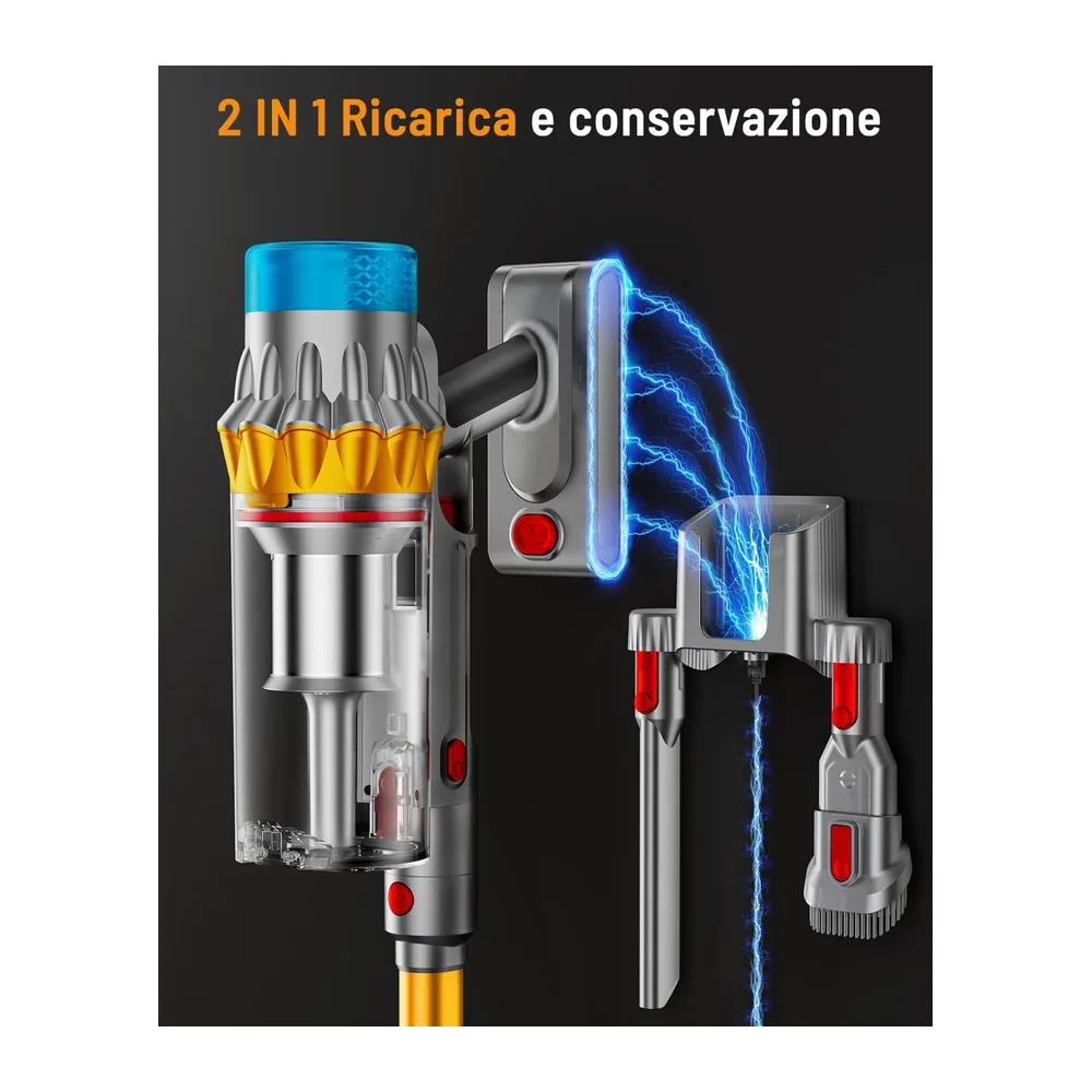 Aspirapolvere Senza Fili, 55KPA/650W/70Mins Scopa Elettrica Senza Fili, Autoportante Anti-groviglio/OLED — 3