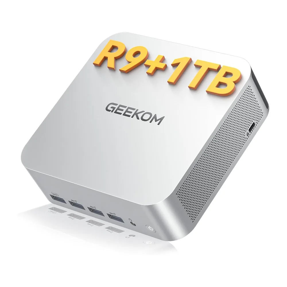 GEEKOM Mini PC AI A7 MAX con AMD Ryzen 9 7940HS,1TB SSD,16GB DDR5