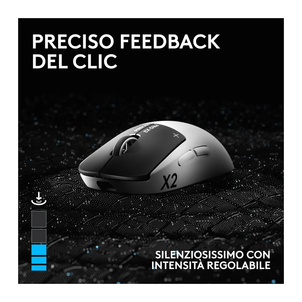 Logitech G PRO X2 SUPERSTRIKE LIGHTSPEED,mouse gaming wireless LIGHTSPEED — 6