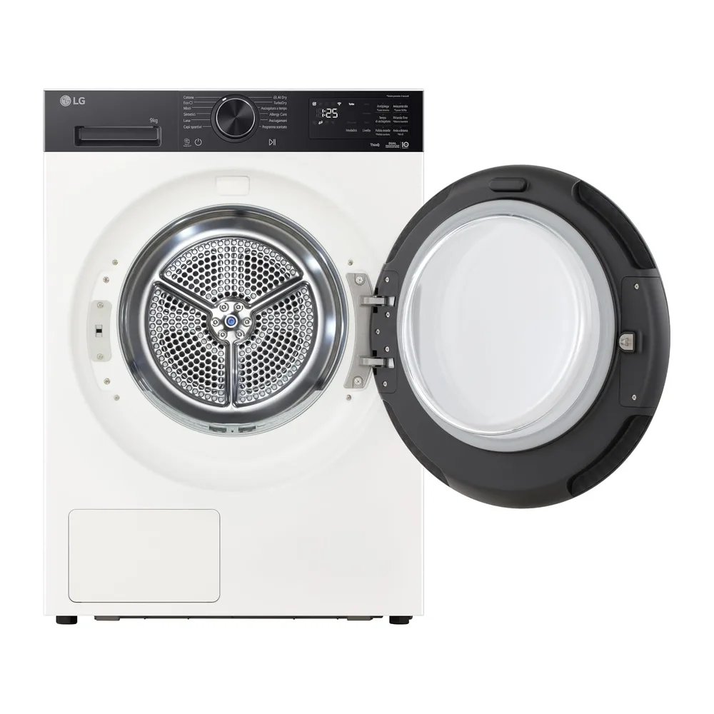 LG RNX5009TWBB Asciugatrice 9Kg Pompa di Calore DUAL Inverter — 4