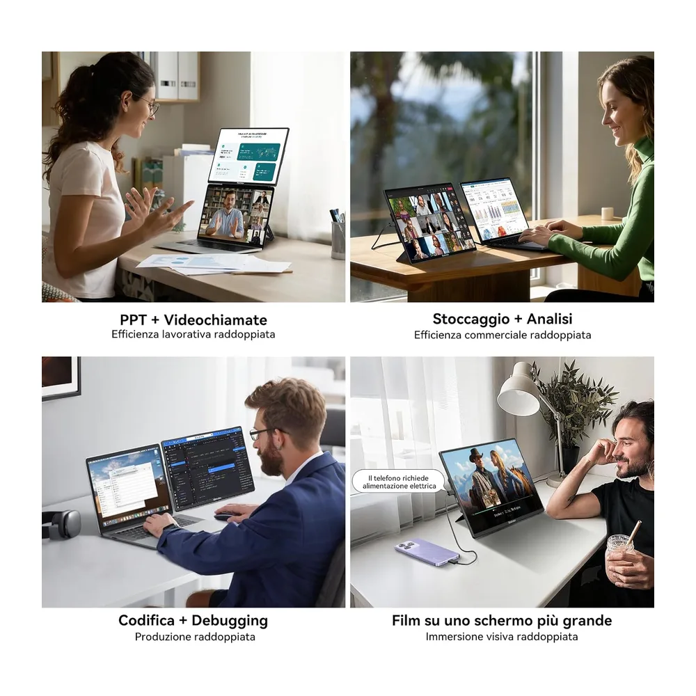 Blackview 16" Monitor Portatile FHD 1200P — 5