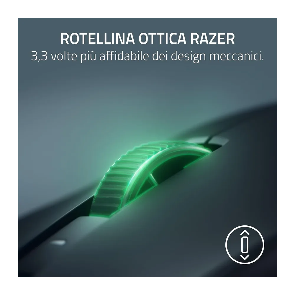 Razer Viper V4 Pro - Mouse da gaming wireless simmetrico per eSport - Ultraleggero 49 g - HyperSpeed Gen-2 — 6