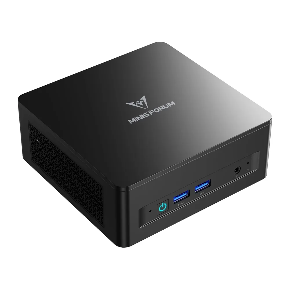 MINISFORUM UM760 Slim Mini PC, processore AMD Ryzen 5 7640HS (6 core / 12 thread, fino a 5,0 GHz), 16 GB
