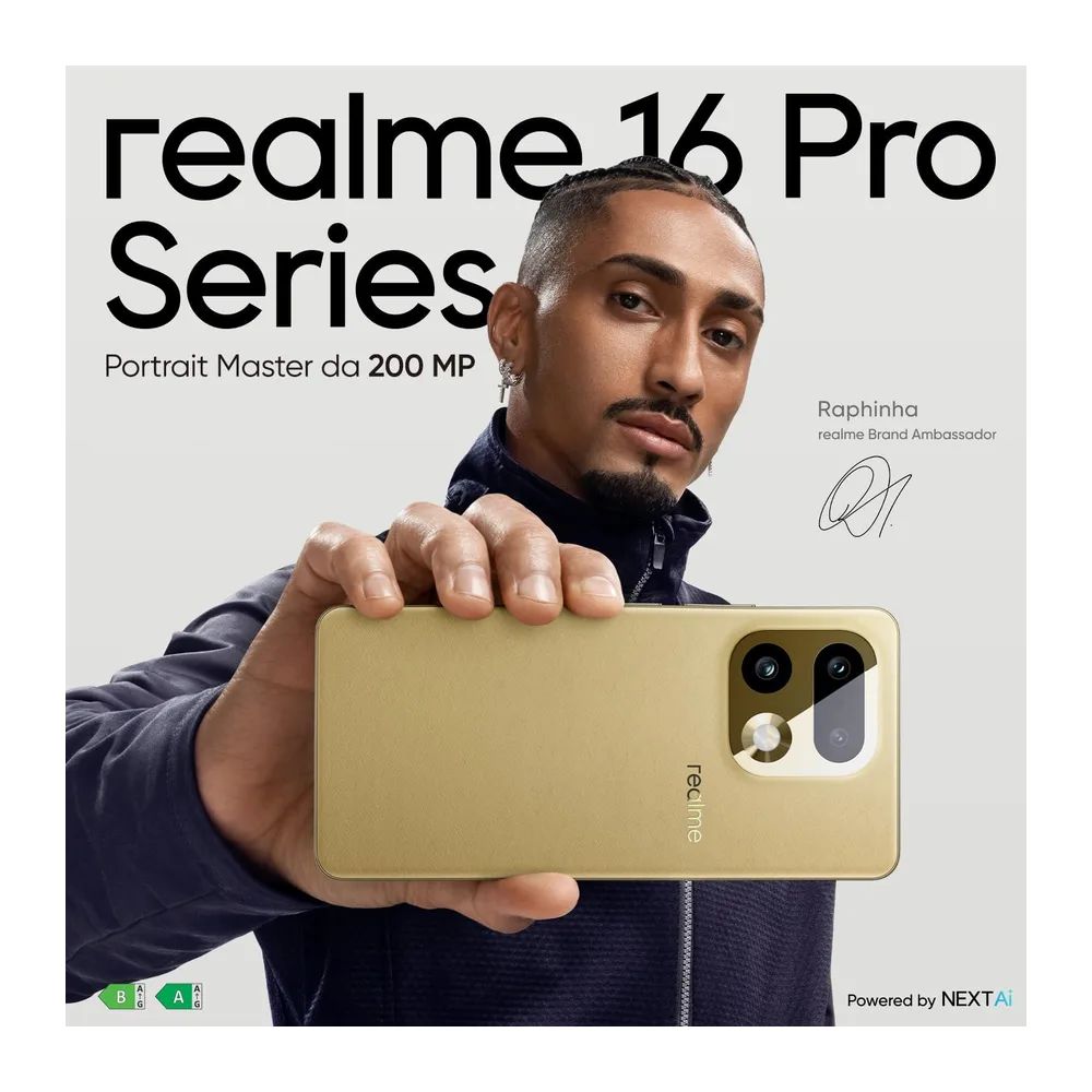 realme 16 Pro 5G Smartphone, 8GB+256GB, Display AMOLED 144Hz 6,78", Batteria 6500mAh, Fotocamera 200MP OIS, — 2