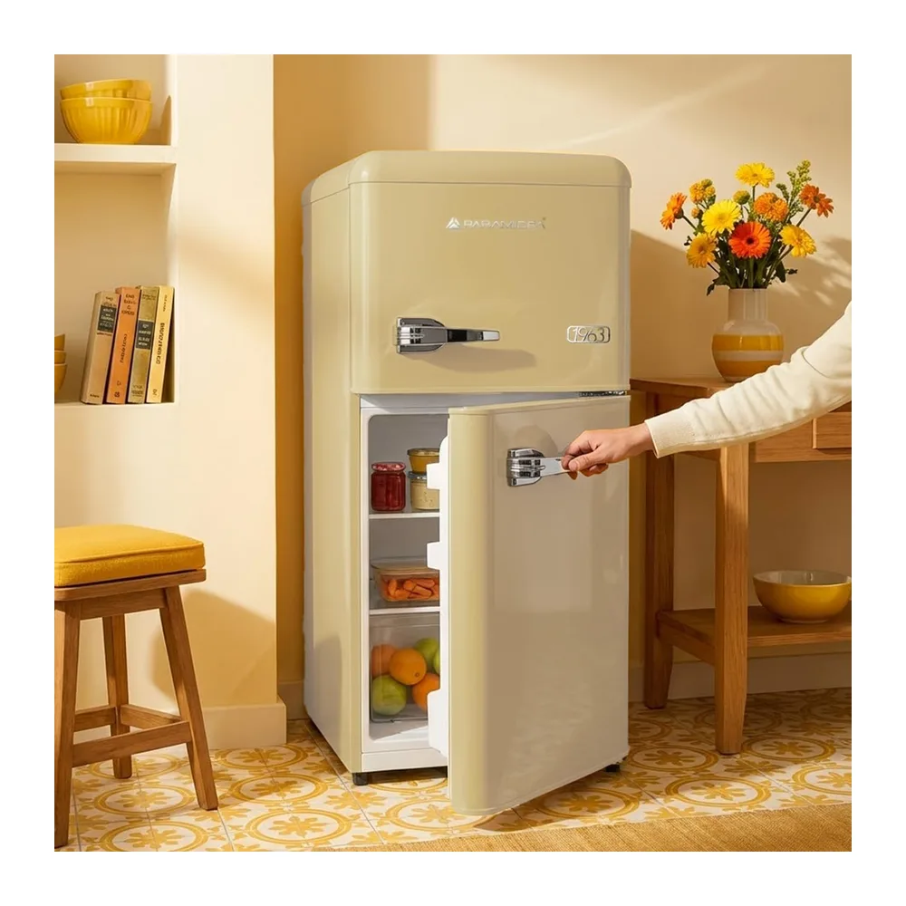 PYRAMIDEA Frigo Retrò 100 litri lordi Color Crema MAMBO105C [Classe di efficienza energetica E] — 3