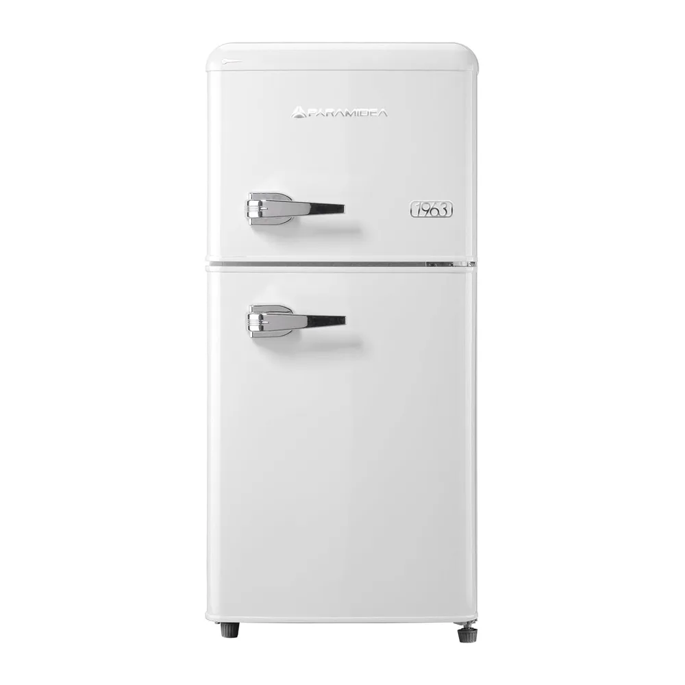 PYRAMIDEA Frigo Retrò 100 litri lordi Color Bianco MAMBO105W [Classe di efficienza energetica E]