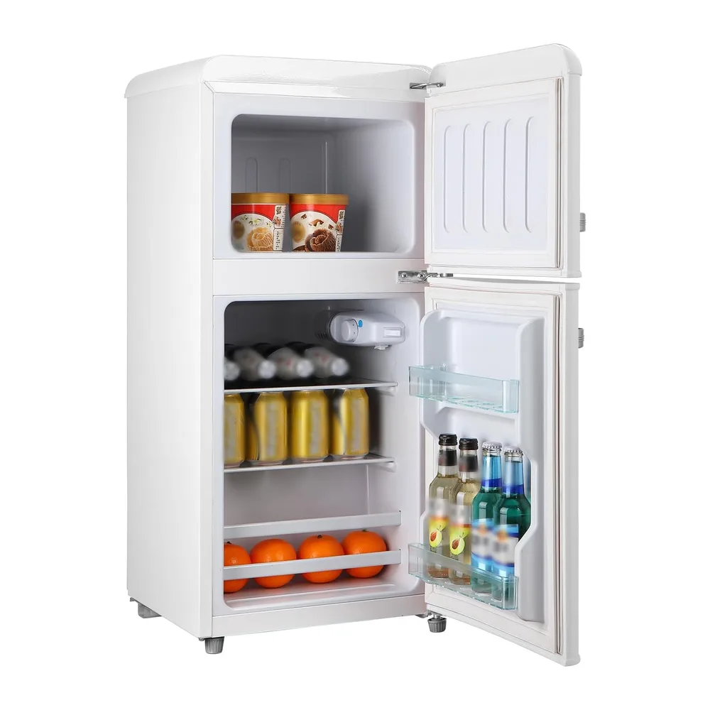 PYRAMIDEA Frigo Retrò 100 litri lordi Color Bianco MAMBO105W [Classe di efficienza energetica E] — 3
