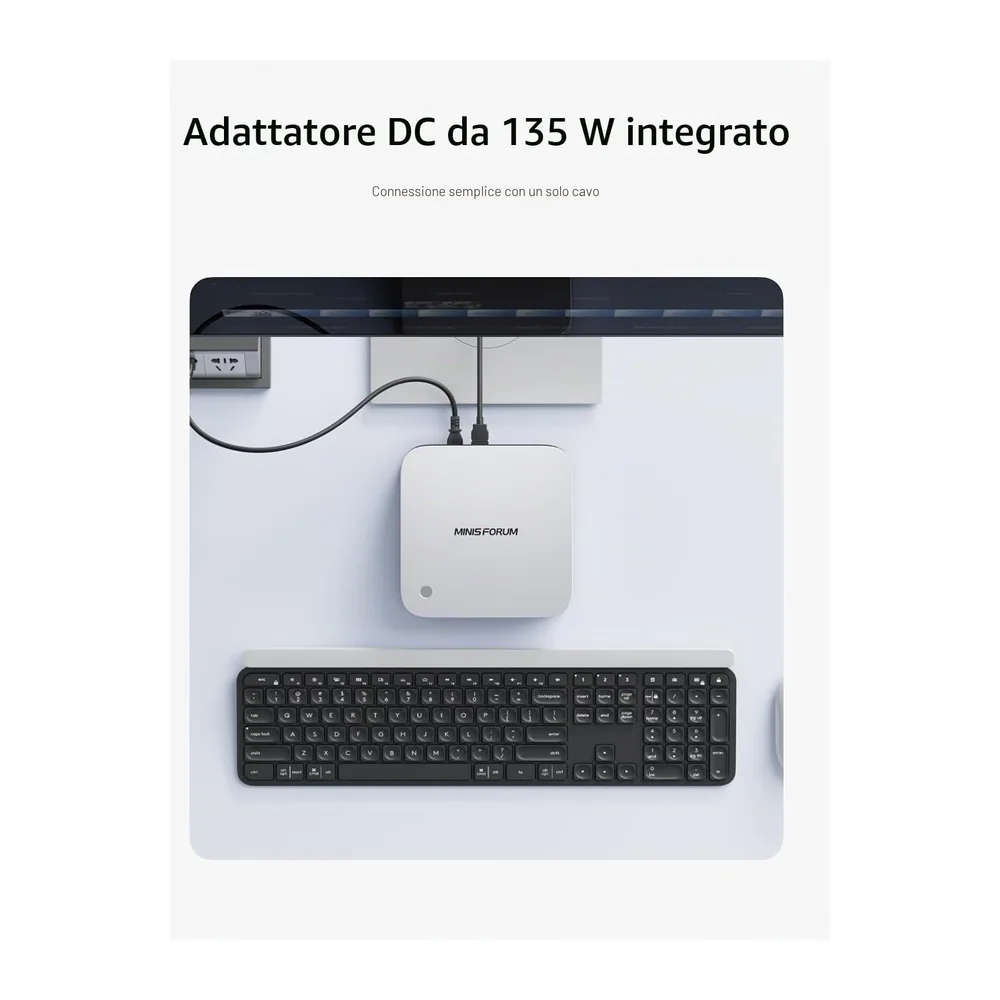 MINISFORUM AI X1 Pro Mini PC, AMD Ryzen AI 9 HX370 (12 core/24 thread, fino a 5,1 GHz) e AMD Radeon 890M, 32 — 3
